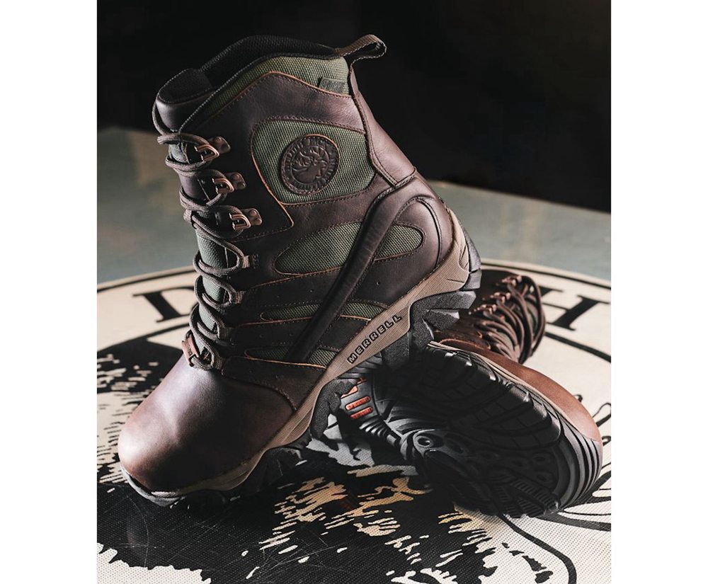 Merrell Vandrestøvler Herre - Moab Duluth Pack 8\" Waterproof Sr - Brune - FZB718605